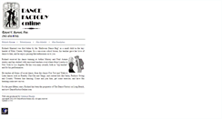 Desktop Screenshot of dancefactoryonline.com